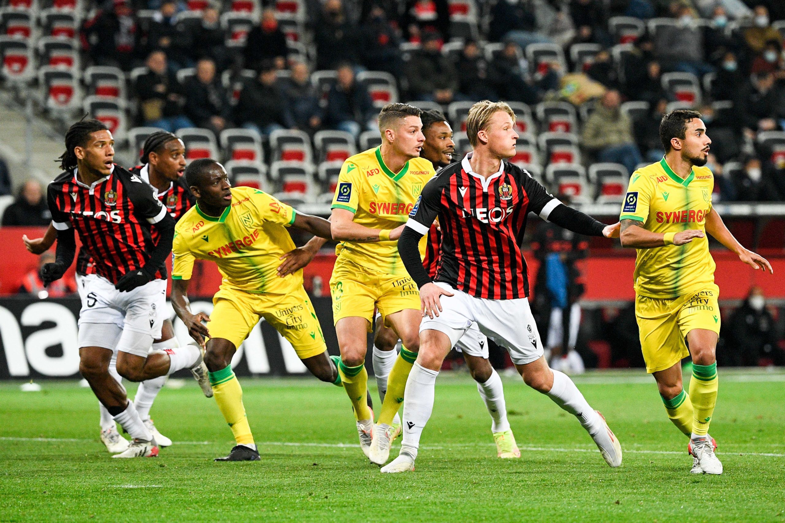 OGC Nice - FC Nantes : les Canaris à la peine à l'Allianz Riviera 