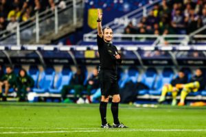 Benoit Millot, arbitre lors de la finale de Coupe de France entre le FC Nantes et le Toulouse FC