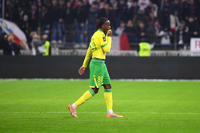 FC Nantes. Quelle sanction contre Junior Mwanga après son carton rouge à Lyon ?