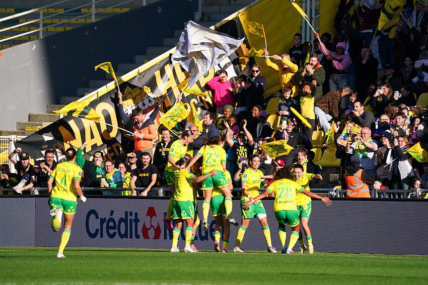 Les féminines du FC Nantes ont surclassé l’OM dans une affluence historique