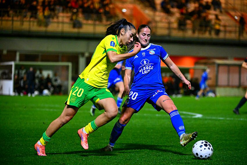 Féminines. Fin de série pour le FC Nantes, battu par Strasbourg