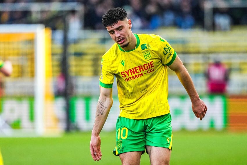FC Nantes. Les chiffres terribles du match de Matthis Abline contre Nice