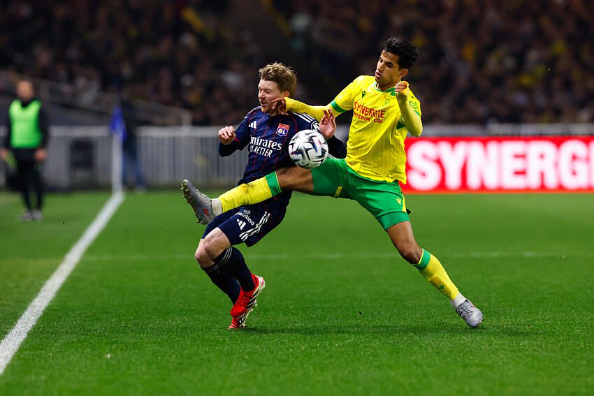 Yousuf combatif, Mohamed invisible : les notes des Nantais après leur défaite face à l’OL