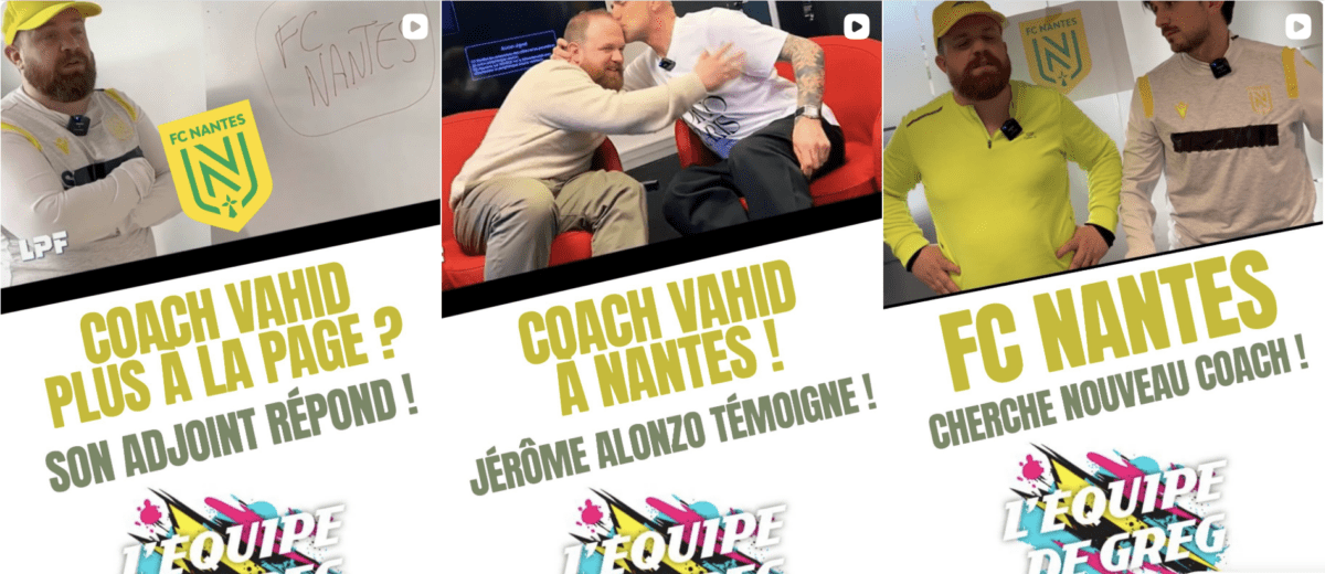 Antoine Pinot enchaîne les sketchs sur la situation du FC Nantes