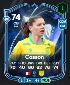 Le FC Nantes obtient une 3ᵉ carte TOTS sur FC 26