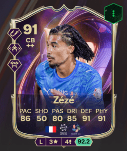 Ex-FC Nantes. Nathan Zézé obtient une carte TOTS à 91 sur FC 26