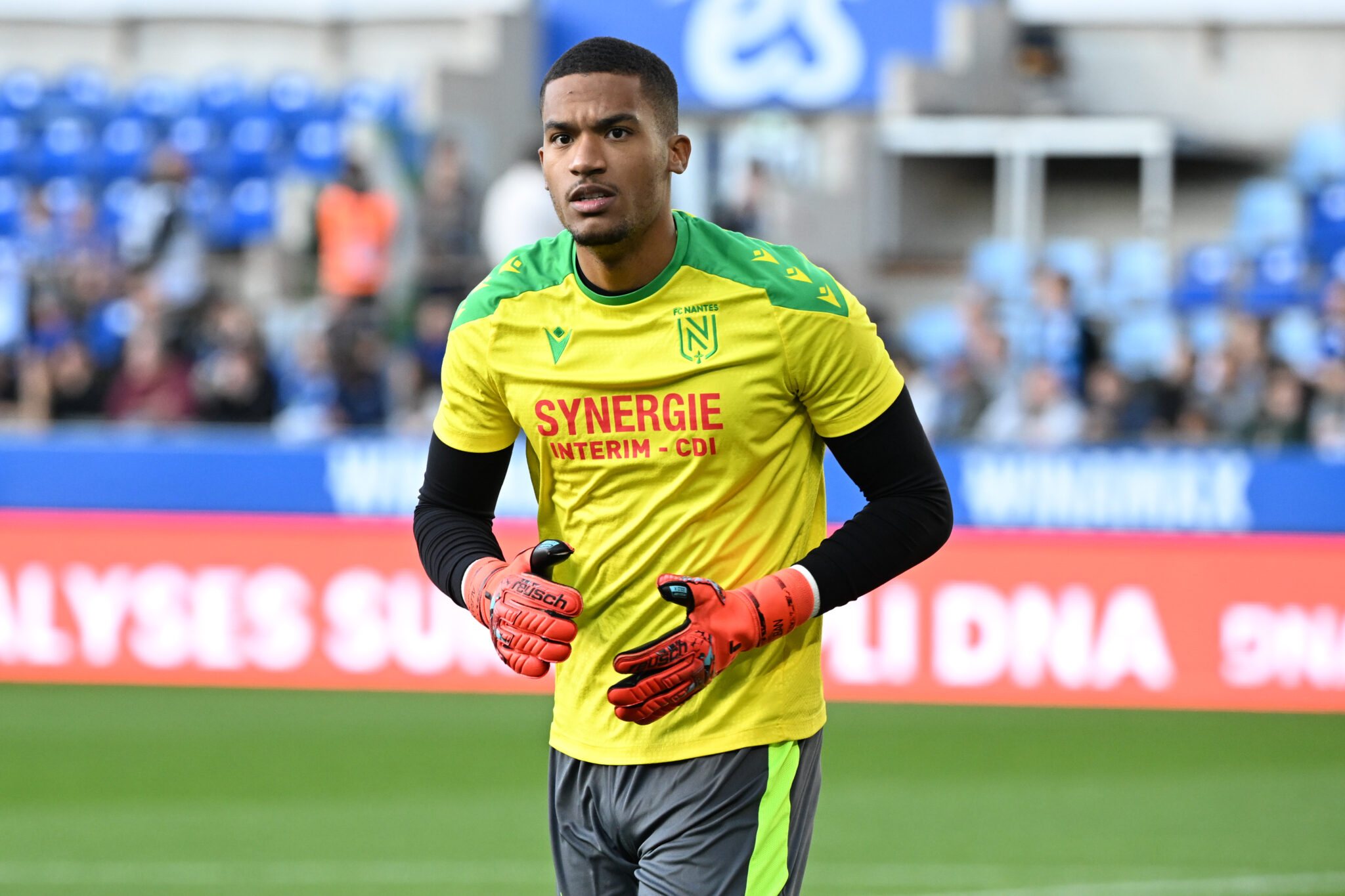 Alban Lafont sous le maillot du FC Nantes